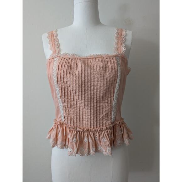 LoveShackFancy Skipper Bustier - Bubble Bath Pink - Picture 3 of 12